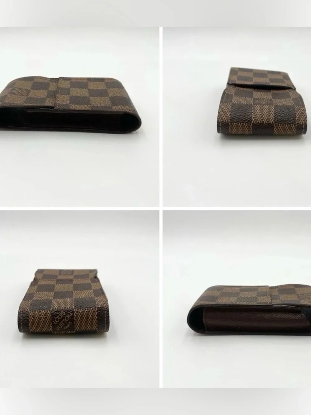 Auth LouisVuitton Damier Cigarette Case